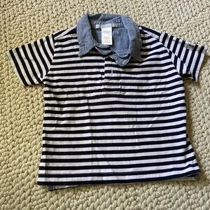 Janie & Jack Striped Polo